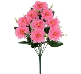 RAMO ZINNIA X 9-42 CM (ROSA)