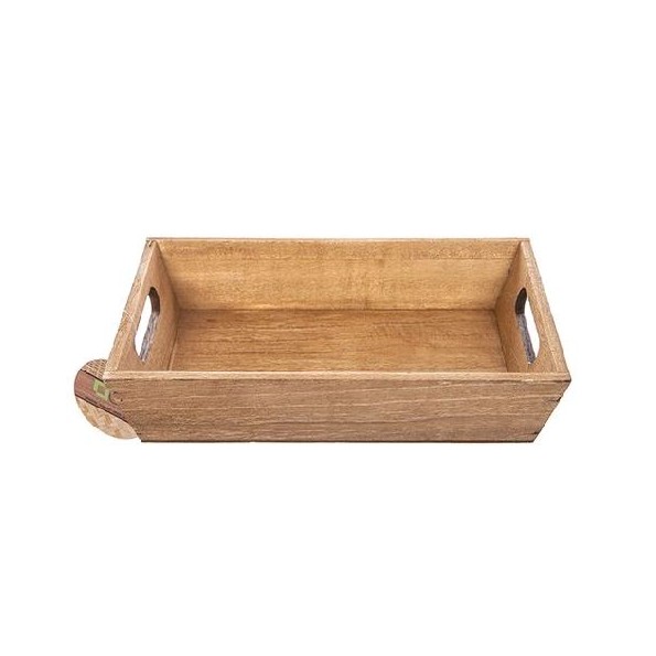 CAJA MADERA CAOBA 27x19x6cm