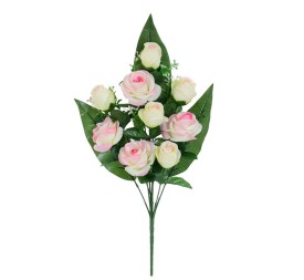 CONJUNTO ROSAS MIX X 9-53 CM (ROSA)