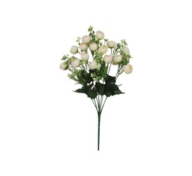 RAMO RANUNKULUS X9 X18 -51CM (CREMA)