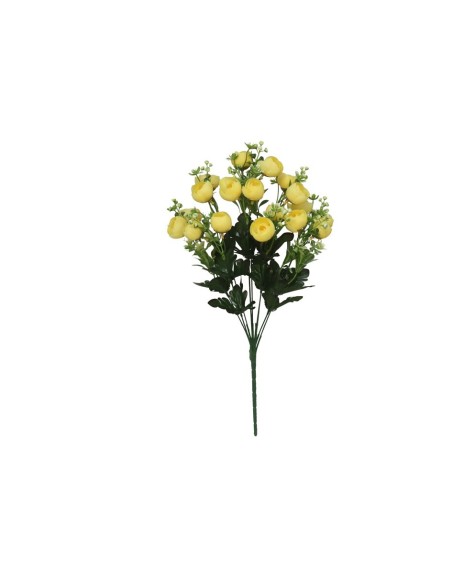 RAMO RANUNKULUS X9 X18 -51CM (AMARILLO)