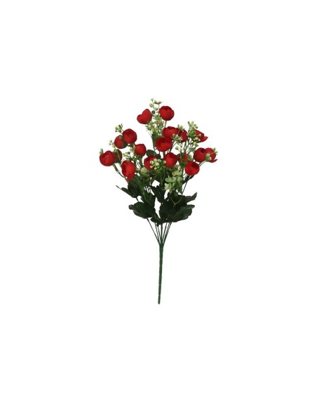 RAMO RANUNKULUS X9 X18 -51CM (ROJO)
