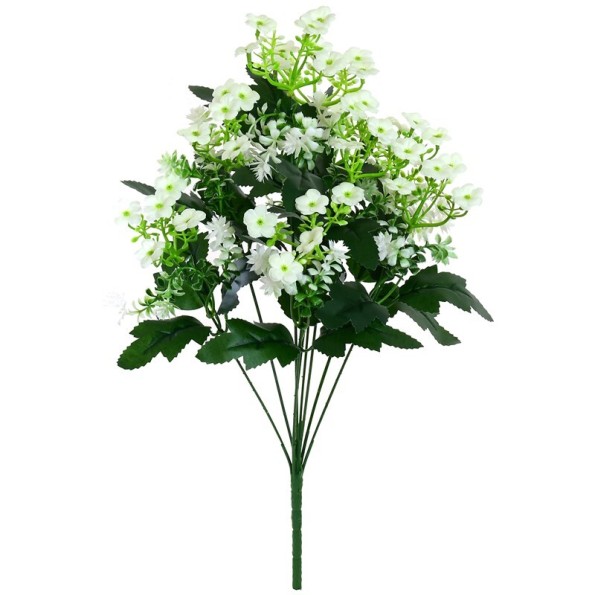 RAMO RELLENO MINI FLOR X 9- 51CM (BL)