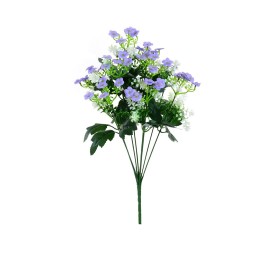 RAMO RELLENO MINI FLOR X 9- 51CM (VIO)