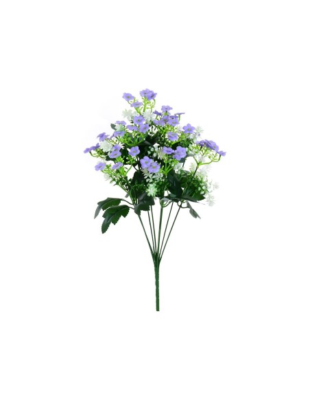 RAMO RELLENO MINI FLOR X 9- 51CM (VIO)