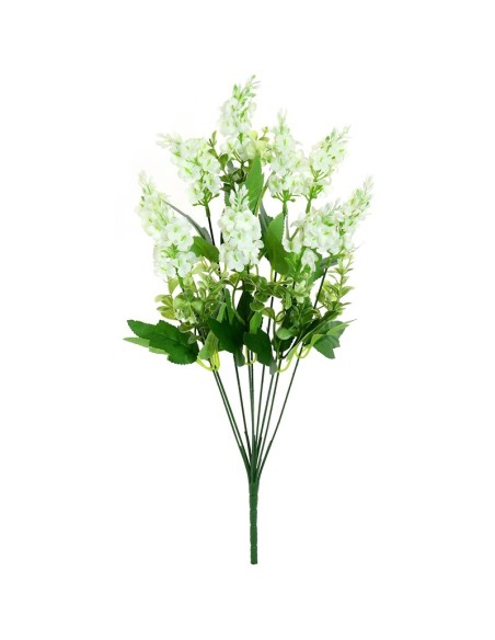 RAMO MINI LILAS  X 9- 54 CM (BLANCO)