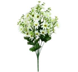 RAMO MARGARITAS X 10-54 CM (BLANCO)