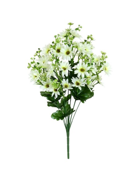 RAMO MARGARITAS X 10-54 CM (BLANCO)