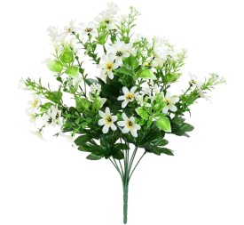 RAMO FLORECILLAS MIX X 10-48 CM (BLANCO)