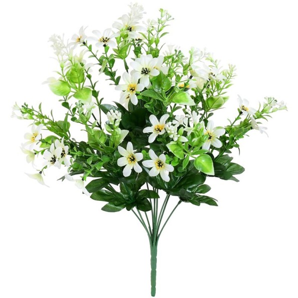 RAMO FLORECILLAS MIX X 10-48 CM (BLANCO)