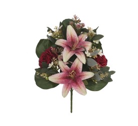 CONJUNTO LILIUM/ROSE (A) X11 51CM (ROJO)