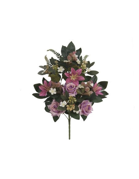 CONJUNTO ROSAS MIX (A) X 12 58CM (VIO)