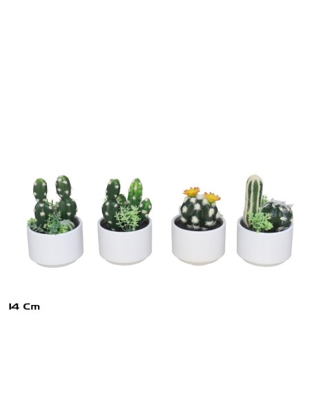 MACETA CERAMICA CACTUS 14 CM (S)