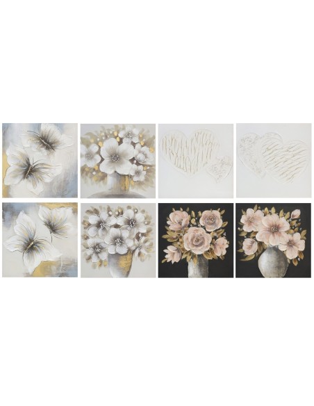 CUADRO ADHARA 100% 40X40X3 CM 8 STD