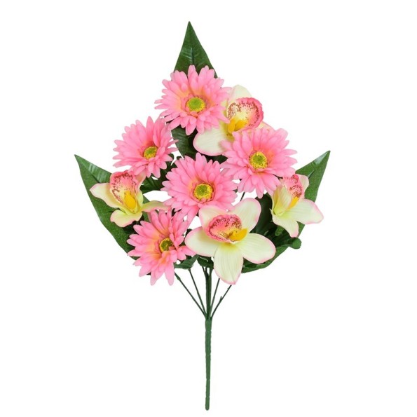 CONJUNTO GERBERA-ORQUIDEA X 9-51 CM (RS)