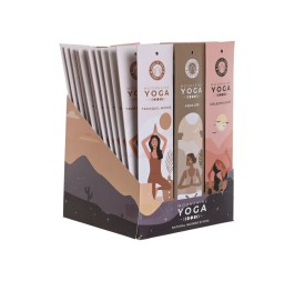 INCIENSO VARILLA SET 20 AROMA 5X1X24 YOGA 3 SURT.