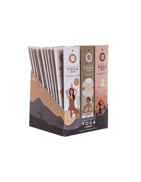 INCIENSO VARILLA SET 20 AROMA 5X1X24 YOGA 3 SURT.