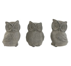 FIGURA CEMENTO 10X9X14 BUHO DESGASTADO 3 SURT.