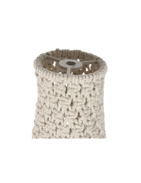 PANTALLA MACRAME 40X40X42 NATURAL