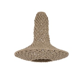 PANTALLA MACRAME YUTE 50X50X55 NATURAL