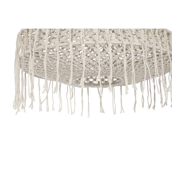 PANTALLA MACRAME 63X63X70 NATURAL