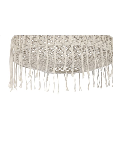 PANTALLA MACRAME 63X63X70 NATURAL