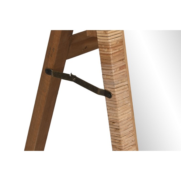 ESPEJO VESTIDOR RATAN CRISTAL 46,5X48X150,5