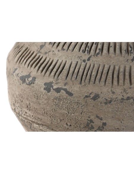 JARRON MAGNESIA METAL 30X30X47 BEIGE