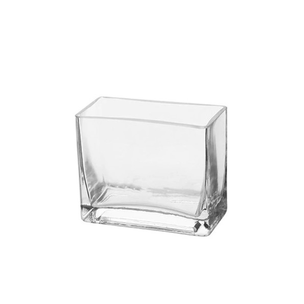 FLORERO CRISTAL RECTANGULAR 12X6X10CM