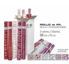 ROLLO P.P. ESPECIAL CORAZONES 70X50CM