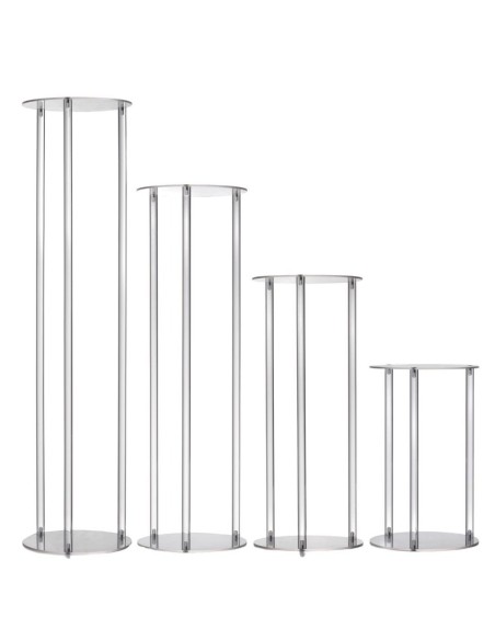 BASES REDONDAS ALTA S/4  25X25 H40/60/80/100