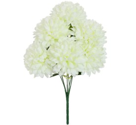 RAMO CRISANTEMO GIANT X 6-43CM (BLANCO)