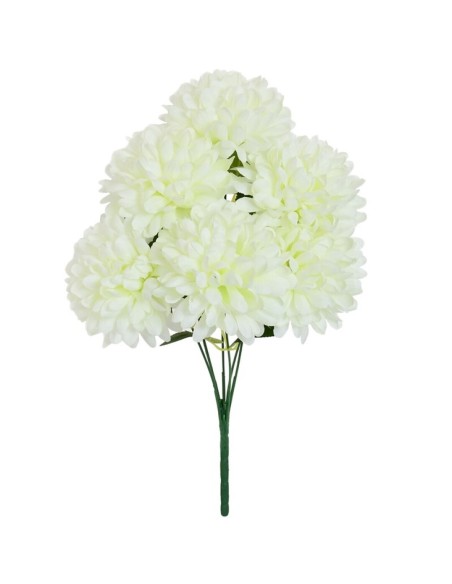 RAMO CRISANTEMO GIANT X 6-43CM (BLANCO)
