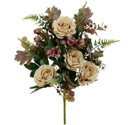CONJUNTO ROSAS MIX (A)X12-58 CM (OCRE)