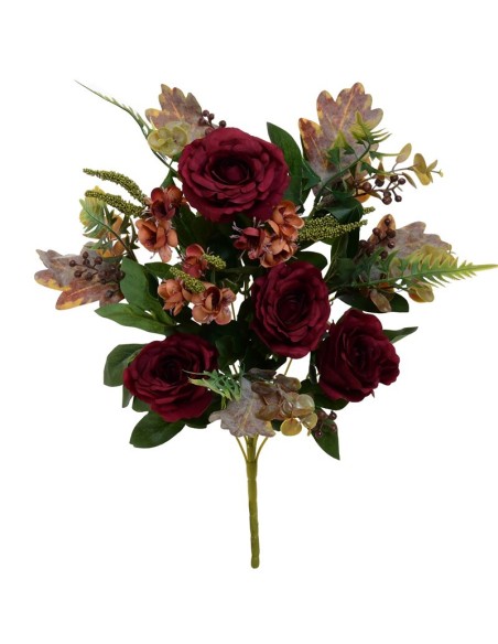 CONJUNTO ROSAS MIX (A)X12-58 CM (ROJO)