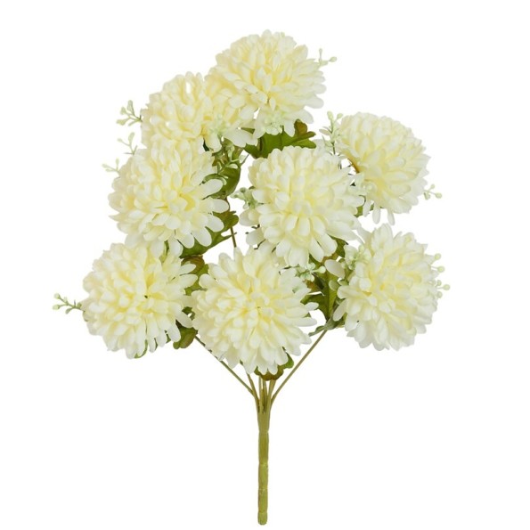 8445393234700RAMO CRISANTEMO (A) X 8-42 CM (CREMA)