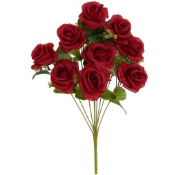 RAMO ROSAS (A) X 9-44 CM (ROJO)