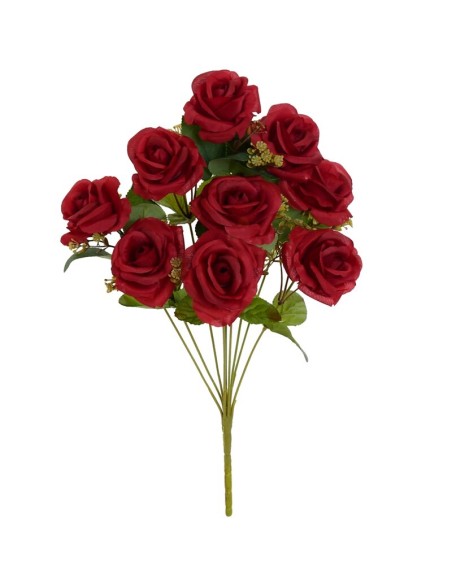 RAMO ROSAS (A) X 9-44 CM (ROJO)