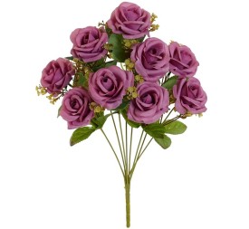 RAMO ROSAS (A) X 9-44 CM (VIOLETA)