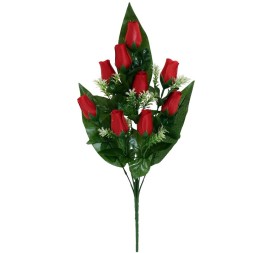 CONJUNTO CAPULLOS SATIN X 9-53 CM (ROJO)