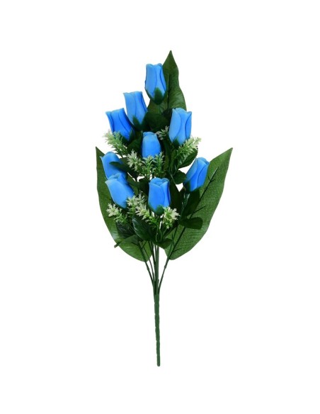 CONJUNTO CAPULLOS SATIN X 9-53 CM (AZUL)