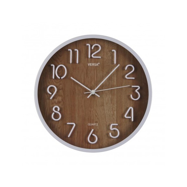 RELOJ PARED 30CM PLASTICO