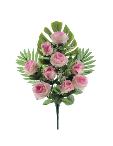 RAMO PALMA CAPULLOS  ROSAS X 12 (5405-12)