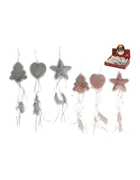 COLGANTE FIGURA C/PERLAS 30CM 6STD