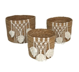 SET 3 CESTAS CHEROKEE 32X28CM