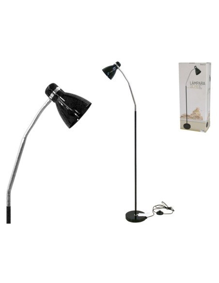 LAMPARA DE PIE 1.4M NEGRA