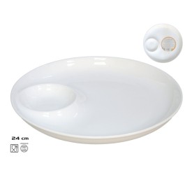 PLATO CON SALSERA 24,5 CM