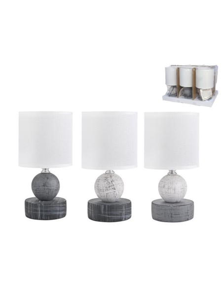 LAMPARA MESA CERAMICA MARBLED 26CM