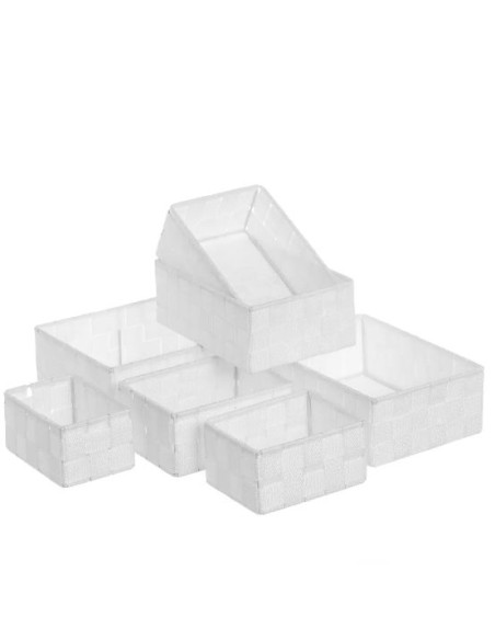 S/7 CESTA PP BLANCO 25 X 19 X 8,50 CM S/7 CESTA PP BLANCO 25 X 19 X 8,50 CM