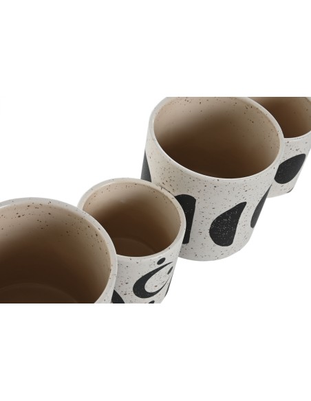 MACETERO SET 2 DOLOMITE 13X13X15 LUNAS 2 SURT.